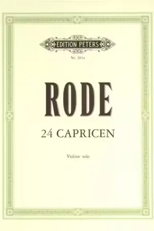 Edition Peters Rode Pierre - 24 Caprices - Violin - Tendance