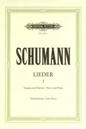 Edition Peters Schumann Robert - Complete Songs Vol.1: 77 Songs - Voice And Piano (par 10 Minimum) - Quantité limitée