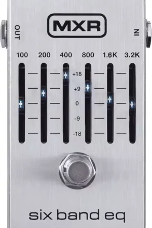 MXR M109S Egaliseur Graphique 6 Bandes Silver - Déstockage