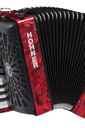 Hohner Bravo II 48 Rouge - Excellente qualité