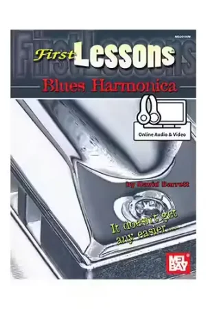 Super offre | Mel Bay Barrett David - First Lessons Blues Harmonica + Audio & Video Online