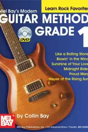 Offre à durée limitée - Mel Bay Bay Collin - Modern Guitar Method Grade 1, Learn Rock Favorites + Dvd - Guitar