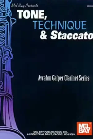 Mel Bay Galper Avrahm - Tone Technique And Staccato - Clarinet - Très populaire