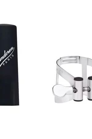 Expédition immédiate | Vandoren Ligature M/o Basse Etain Couvre-bec Plastique