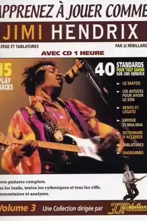 Jjrebillard Apprenez A Jouer Comme Jimi Hendrix + CD - Guitare - Prix promo