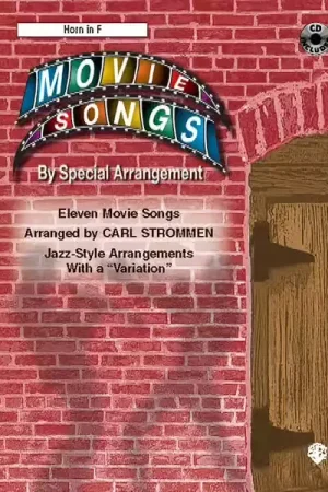 Alfred Publishing Movie Songs By Special Arrangement + CD - French Horn And Piano | Offre à durée limitée