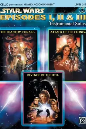 Alfred Publishing Williams John - Star Wars Episodes I-iii + CD - Cello Solo | Remise supplémentaire
