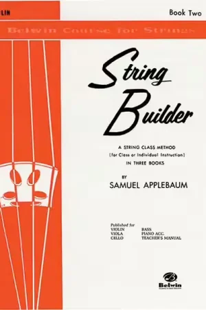 Alfred Publishing APPLEBAUM SAMUEL - STRING BUILDER 2 - VIOLIN - Disponible à la commande