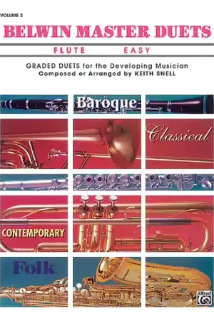 Prix cassé - Alfred Publishing Snell Keith - Belwin Master Duets - Flute Easy II - Flute Ensemble