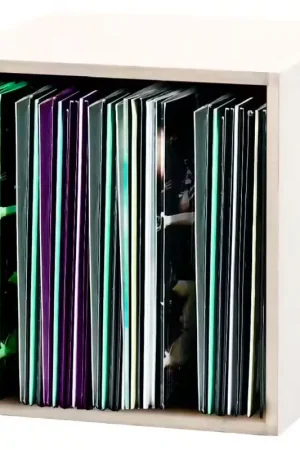 Nouveau lancement | Glorious Dj Record Box Blanc 110 Vinyles