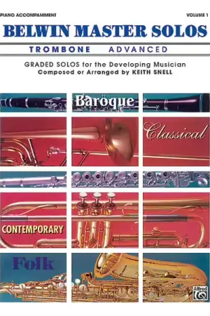Tout nouveau | Alfred Publishing Belwin Master Solos V1 Advance - Trombone And Piano