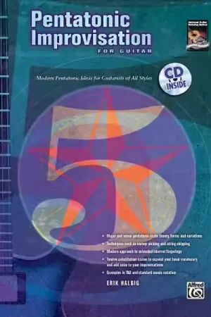 Affaire à saisir | Alfred Publishing Halbig Erik - Pentatonic Improvisation + CD - Guitar