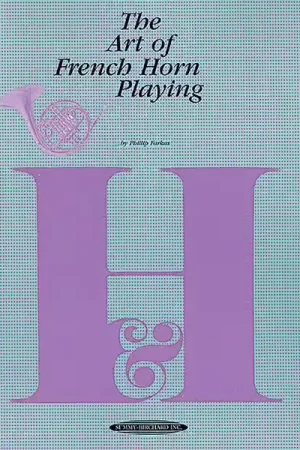 Alfred Publishing Farkas Philip - Art Of French Horn Playing - French Horn | Nouveau au catalogue
