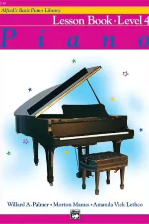 Commandez dès maintenant | Alfred Publishing Palmer Manus And Lethco - Alfred's Basic Piano Lesson Book 4 - Piano