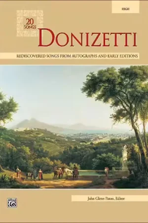 Fin de série | Alfred Publishing Paton John Glenn - Donizetti 20 Songs - Medium And High Voice (par 10 Minimum)