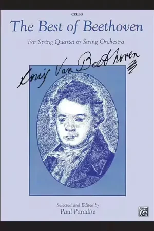 Alfred Publishing Best Of Beethoven - Cello | Meilleur prix