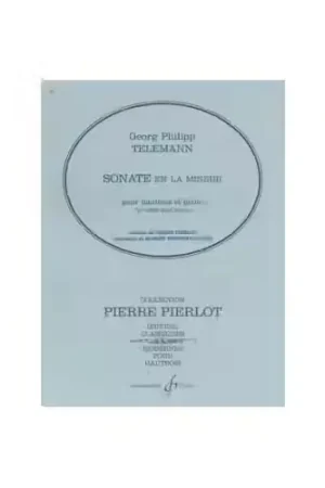 Billaudot Telemann GEORG-philipp - Sonate En La Mineur | Fin de série