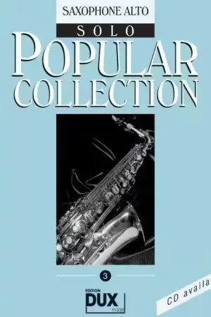 Edition Dux Popular Collection 3 - Saxophone Alto - Déstockage