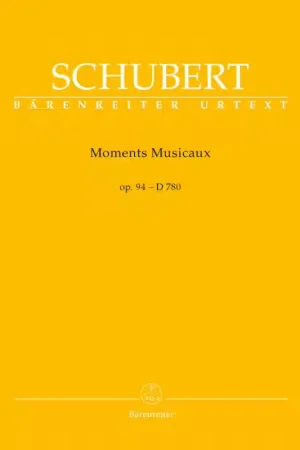 Barenreiter Schubert Franz - Moments Musicaux Op.94 D 780 | Nouveau produit
