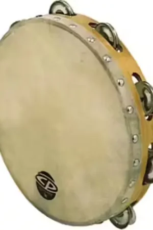 Très demandé - Latin Percussion CP379 Tambourin Tambour De Basque 10" Simple Rangee