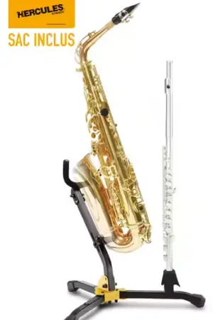 Hercules Stands Stands Stand Double De Sax Alto/ténor & Flute | Prix imbattable
