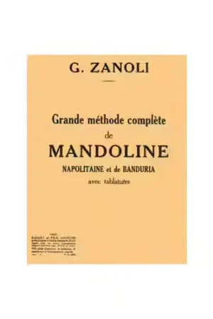 Combre Méthode complète de mandoline napolitaine avec tablatures | Nouveau lancement