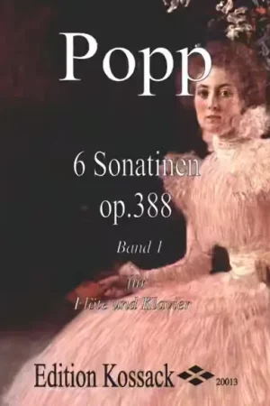 Edition Kossack Popp W. - 6 Sonatinen Op. 388 Band 1 - Flûte et Piano - Commandez en ligne