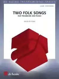 Dehaske DE HAAN J. - TWO FOLK SONGS - TROMBONE ET PIANO - Meilleur prix
