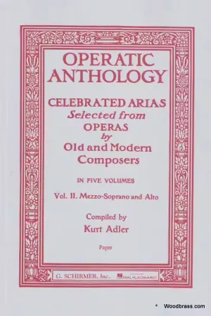 Plus que quelques articles - Schirmer Operatic Anthology Vol. 2 - MEZZO-soprano et Piano