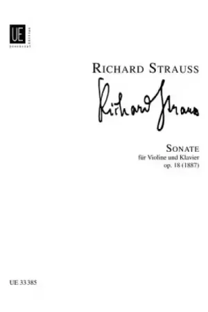 Liquidation - Universal Edition Strauss R. - Sonata Op.18 E-Flat Major - Violon Piano