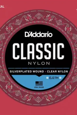 Préféré des clients - D'addario And Co EJ27H STUDENT NYLON HARD TENSION