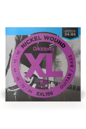 D'addario And Co EXL156 Fender Bass VI 6C 24-84 | Prix réduit