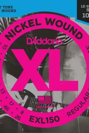 Excellente qualité | D'addario And Co EXL150 Nickel Wound Regular Light 12C 10-46