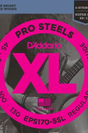 D'addario And Co EPS170-5sl Prosteels Super Long Regular Light 5C 45-130 | Très bien noté
