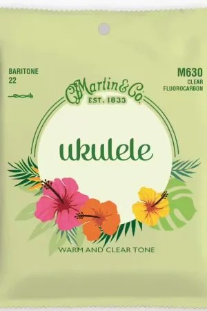 Prix réduit - Martin Strings M630 Ukulélé Baryton Fluorocarbone