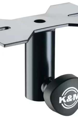 Haute qualité | K&M 19580-000-55 - Adaptateur Noir 35MM Pour Enceinte