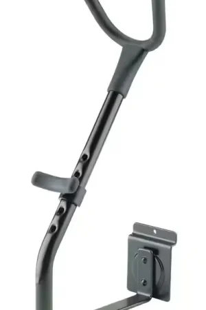 Dernière chance | K&M 44240 Stand Noir Sax Panneau Rainure