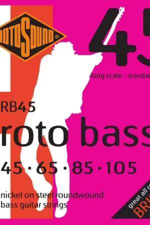 Super offre | Rotosound Roto Bass RB45 Nickel (unsilked) 45105