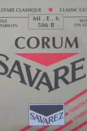 Savarez 506R Mi Corum Rouge Tirant Normal (Unité) | Prix promo
