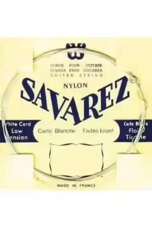 Nouveau lancement | Savarez 521B MI-1 Carte Blanche Tirant Faible (Unité)