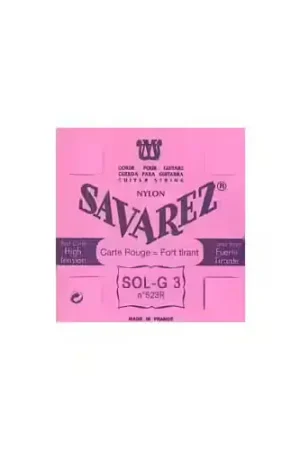 Savarez 523R SOL-3 Carte Rouge Tirant Fort (Unité) - Retour gratuit