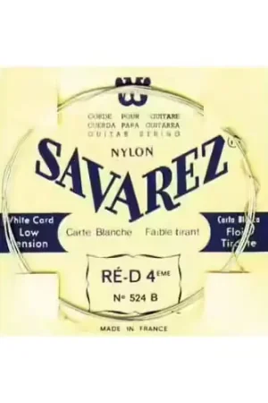 Meilleure vente | Savarez 524B RE-4 Carte Blanche Tirant Faible (Unité)