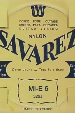 Nouvel arrivage - Savarez 526J MI-6 Carte Jaune Tirant Tres Fort (Unité)