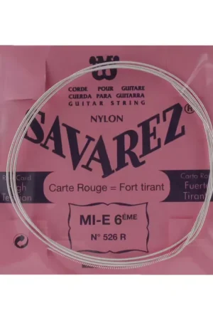 Savarez 526R MI-6 Carte Rouge Tirant Fort (Unité) - Offre à durée limitée