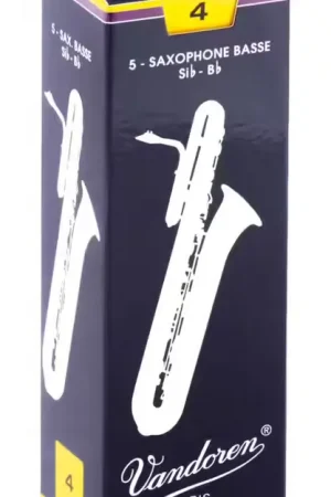 Plébiscité par les clients - Vandoren Traditionnelles 4 - Saxophone Basse