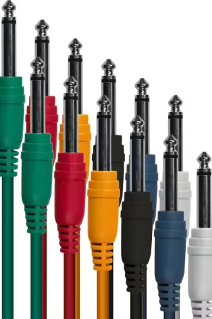Yellow Cable Cordon Patch Jack Jack 90 CM - Lot de 6 - Économisez maintenant