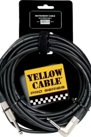 Yellow Cable Cordon Jack Coudé Jack 6 M Neutrik | Très populaire