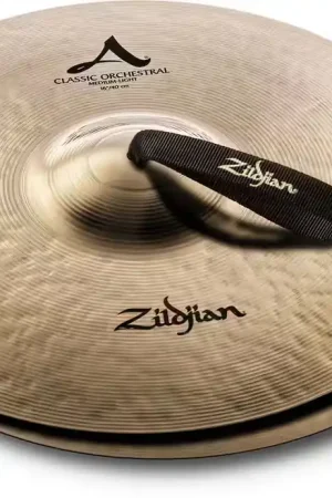 Zildjian A0751 - Classic A-Orchestral 15" Medium Light (paire) - Petit prix