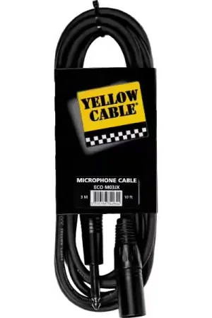 Yellow Cable Cordon Jack XLR 3 M | Vente flash