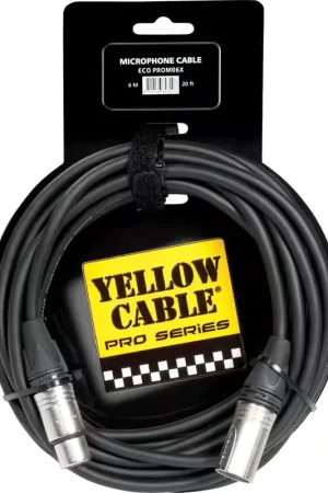 Yellow Cable Cordon XLR XLR 6 M Neutrik - Produit tendance